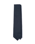 Grossa Grenadine Dark Navy Silk Sfodarato Tie