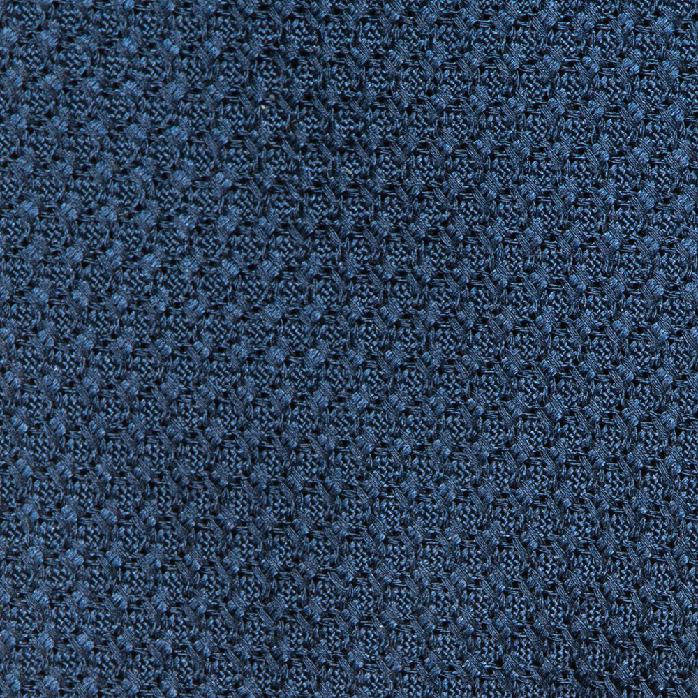 Grossa Grenadine Navy Silk Sfodarato Tie