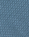 Grossa Grenadine Blue Silk Sfodarato Tie