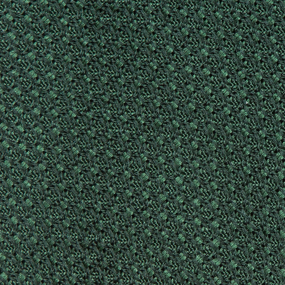 Grossa Grenadine Green Silk Sfodarato Tie