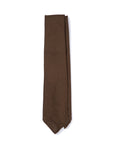 Grossa Grenadine Brown Silk Sfoderato Tie