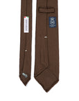 Grossa Grenadine Brown Silk Sfoderato Tie