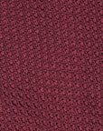 Grossa Grenadine Burgundy Silk Sfoderato Tie