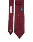 Grossa Grenadine Burgundy Silk Sfoderato Tie