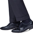 Navy Cotton Dress Socks