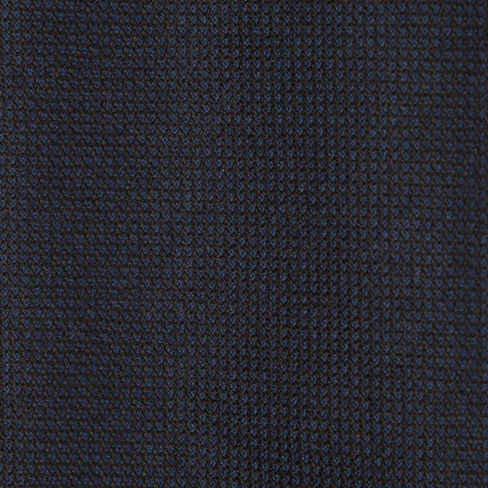 Colombo New Mori Solid Dark Navy Wool Sfoderato Tie