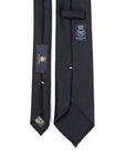 Colombo New Mori Solid Dark Navy Wool Sfoderato Tie