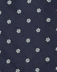 Grace Flower Deep Navy Silk Tie