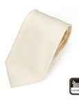 Colombo Wedding Solid Ivory Wool Tie