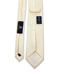 Colombo Wedding Solid Ivory Wool Tie