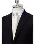 Colombo Wedding Solid Ivory Wool Tie