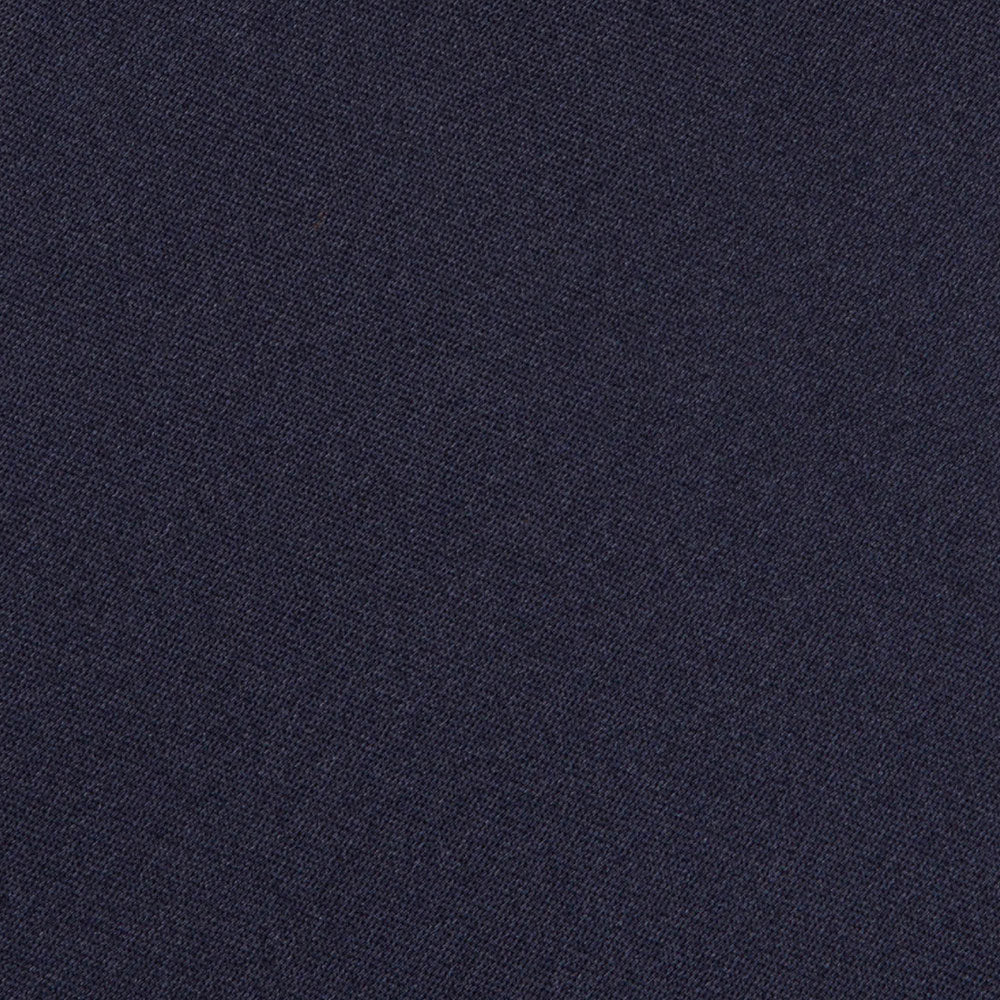 Wedding Italian Satin Dark Navy Solid Silk Tie