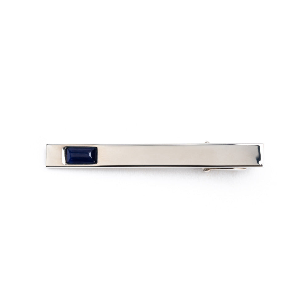 Navy Blue Stone Tie Pin