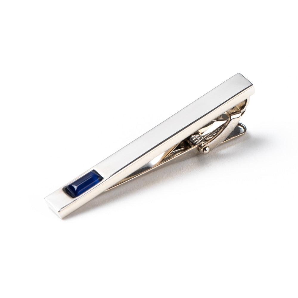 Navy Blue Stone Tie Pin