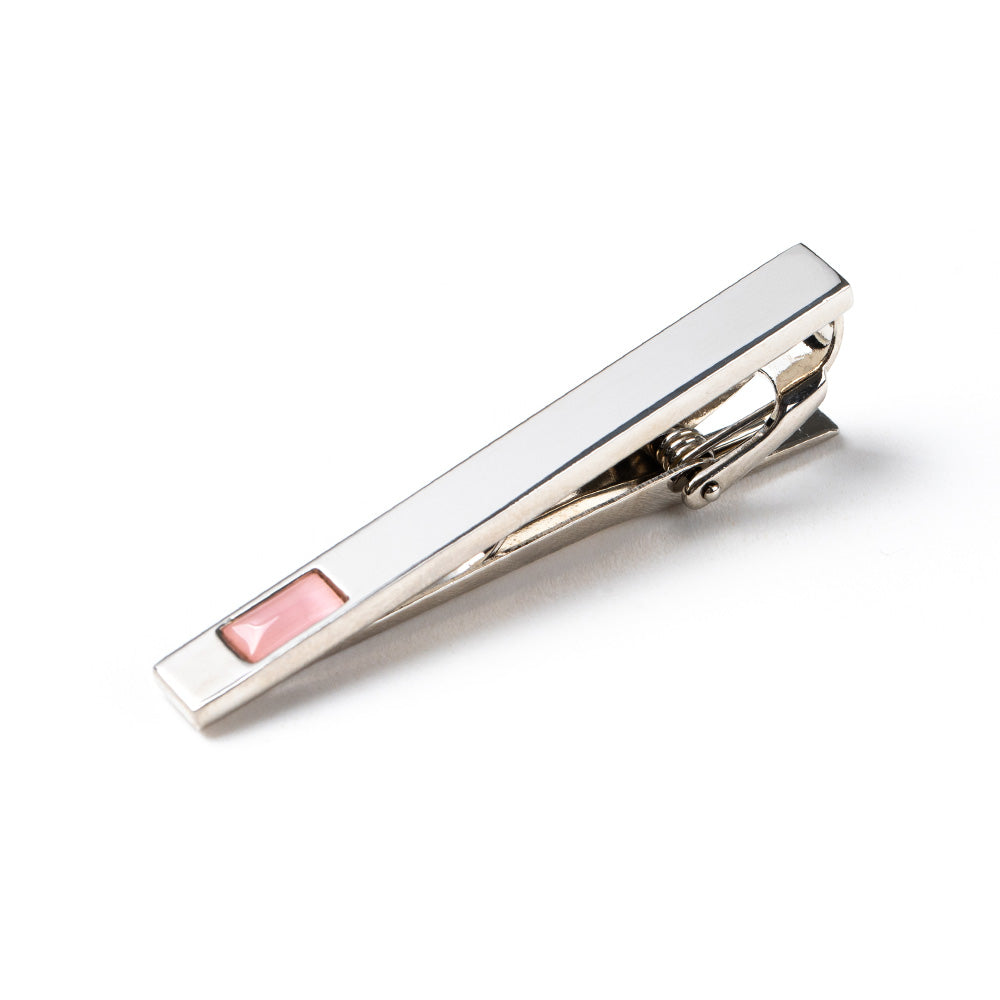 Sugar Pink Stone Tie Pin
