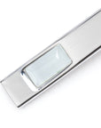 Ice White Stone Tie Pin