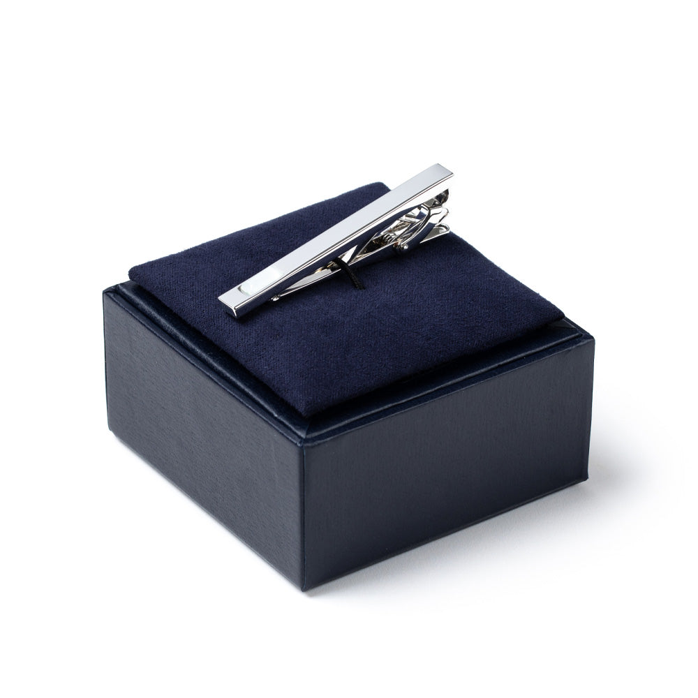 Ice White Stone Tie Pin