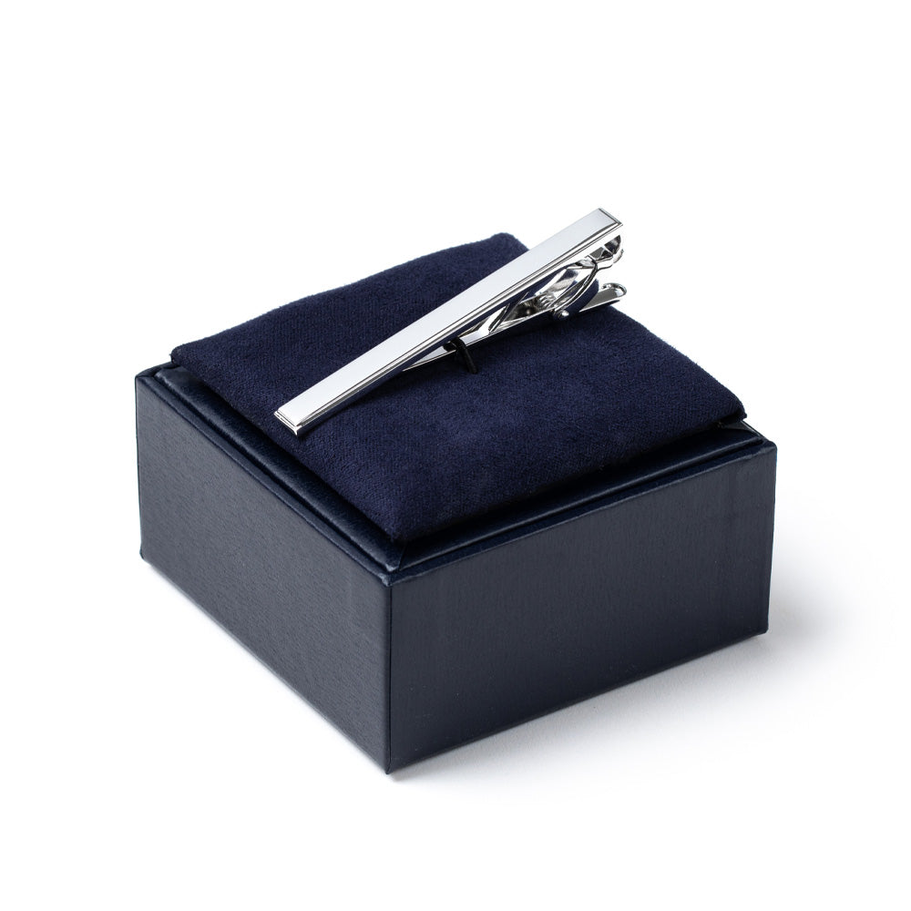 Plain Metal Elegant Step Tie Pin
