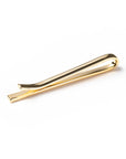 Vintage Gold Plate Short Tie Clip