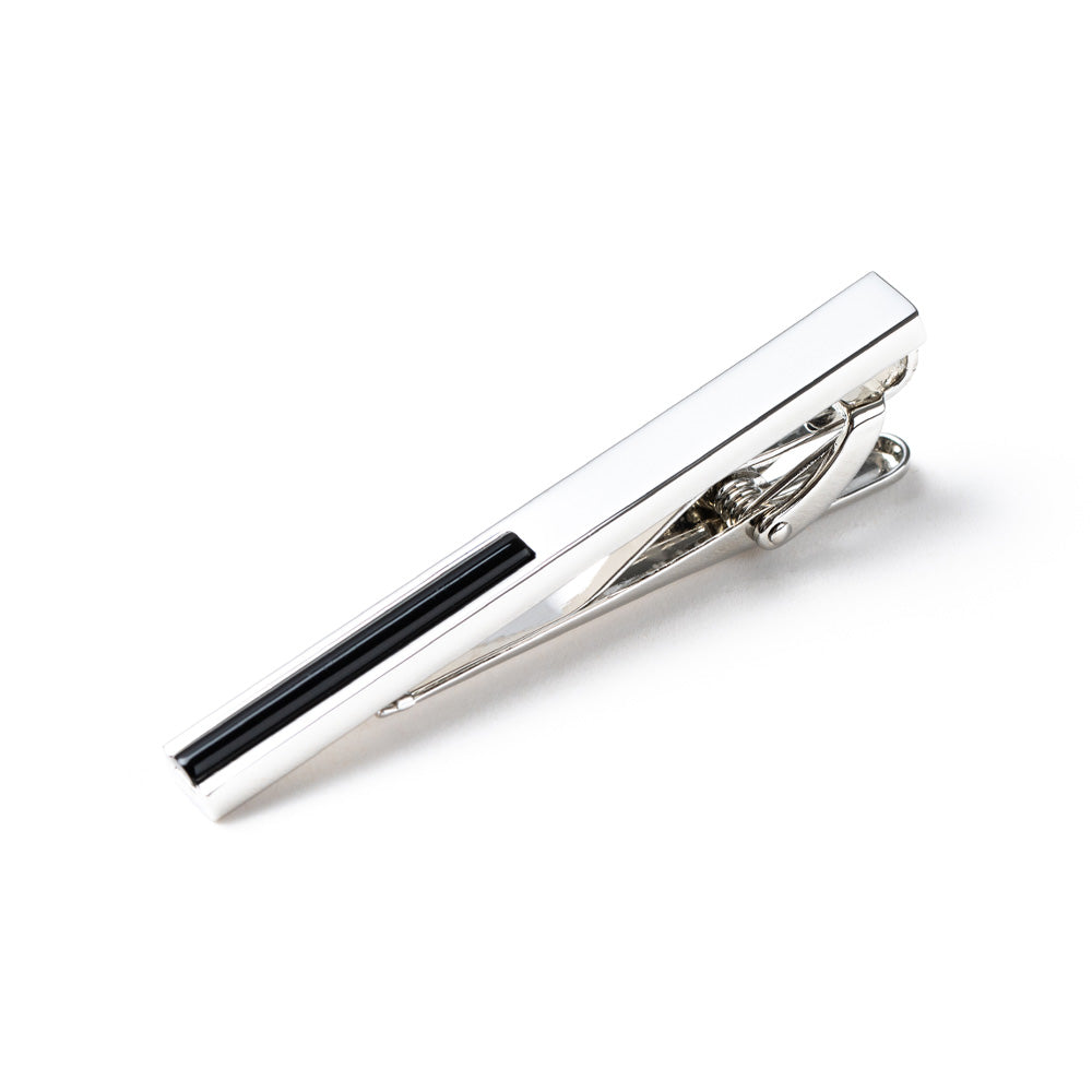 Jet Black Onyx Tie Pin