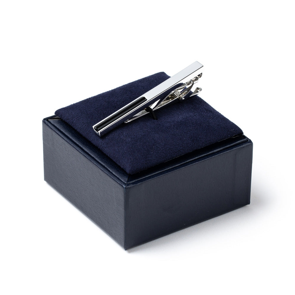 Jet Black Onyx Tie Pin