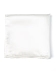 Off White Satin Silk Pocket Square