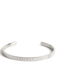 Grid Pattern Stainless Steel Bracelet