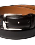 Espresso Brown Himeji Calf Leather Belt