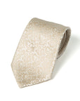 Champagne Gold Paisley Woven Silk Ceremony Tie