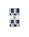 Yagasuri Pattern Navy Cotton Handkerchief Eco Bag