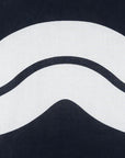 Nami Pattern Navy Cotton Handkerchief Eco Bag