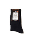Black Microfiber Solid Ribbed Long Hose Socks