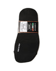 Black SoftAir+Plus Solid Invisible Socks