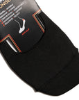 Black SoftAir+Plus Solid Invisible Socks