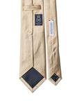 Italian Satin Champagne Gold Solid Silk Tie