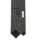 Como Silk Small Square Pattern Spring Green Tie