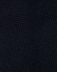 Dark Navy Solid Textured Woven Silk Tie