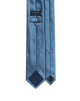 Sovereign Satin Sky Blue Solid Woven Silk Tie