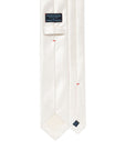 Sovereign Satin Ivory Solid Woven Silk Tie