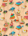 Tapas Appetizer Cotton Handkerchief