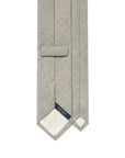 Tone-on-Tone Glen Check Sand Beige Woven Wool Tie