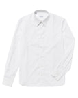 White Cotton Regular Collar Dress Shirt