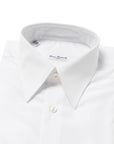 White Cotton Regular Collar Dress Shirt