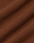 Sienna Brown Cotton Short-Sleeve Knit Polo