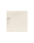 White Pure Linen Pocket Square.