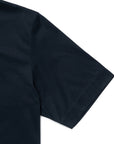 Navy Solid 60/2 Supima Cotton UV Protection Crew Neck T-Shirt