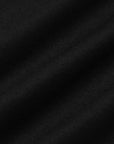 Black Solid 60/2 Supima Cotton UV Protection Crew Neck T-Shirt