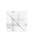 Aran Check Pattern Cotton-Linen Pocket Square