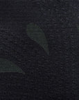 Green Teardrop Pattern Black Woven Silk Tie