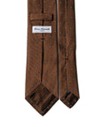 Dot Medallion Milk Brown Woven Silk